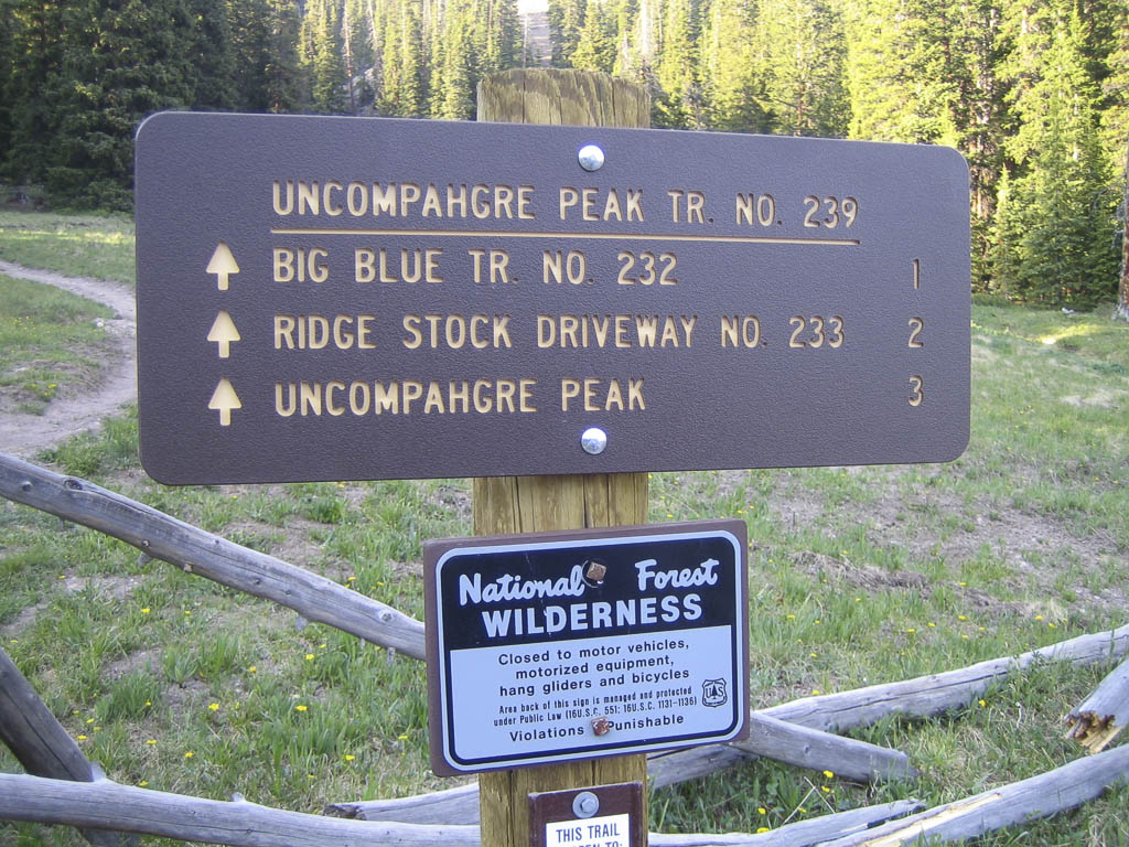 Nellie Creek Trail Sign